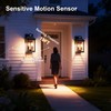Solar Porch Lights Outdoor: Solar Wall Sconce Lights with Motion