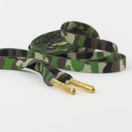 SANDZ Omega Psi Phi Fraternity- Sneaker Shoelace, Gold Boot Bootlace, Greek paraphernalia (54" Camo)
