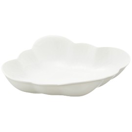 Royal Copenhagen 1016963 White Palmette Flower Bowl, 10.2 inches (26 cm), Wedding Gift, Gift