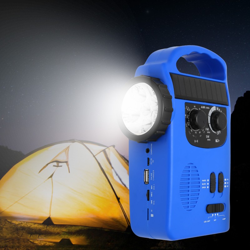 Hand Crank Solar Radio AM FM SW Emergency Radio with