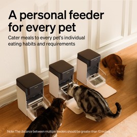 PETLIBRO Upgraded RFID Automatic Cat Feeder, 5G Wi-Fi Automatic Pet Feeder, 3L Auto Cat Feeder App Control with Light Collar Tag, Tag Activated One Automatic Cat Food Dispenser 1-10 Meals Control