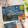 Lantern Press 1000 Piece Jigsaw Puzzle, Kansas, Starry Night