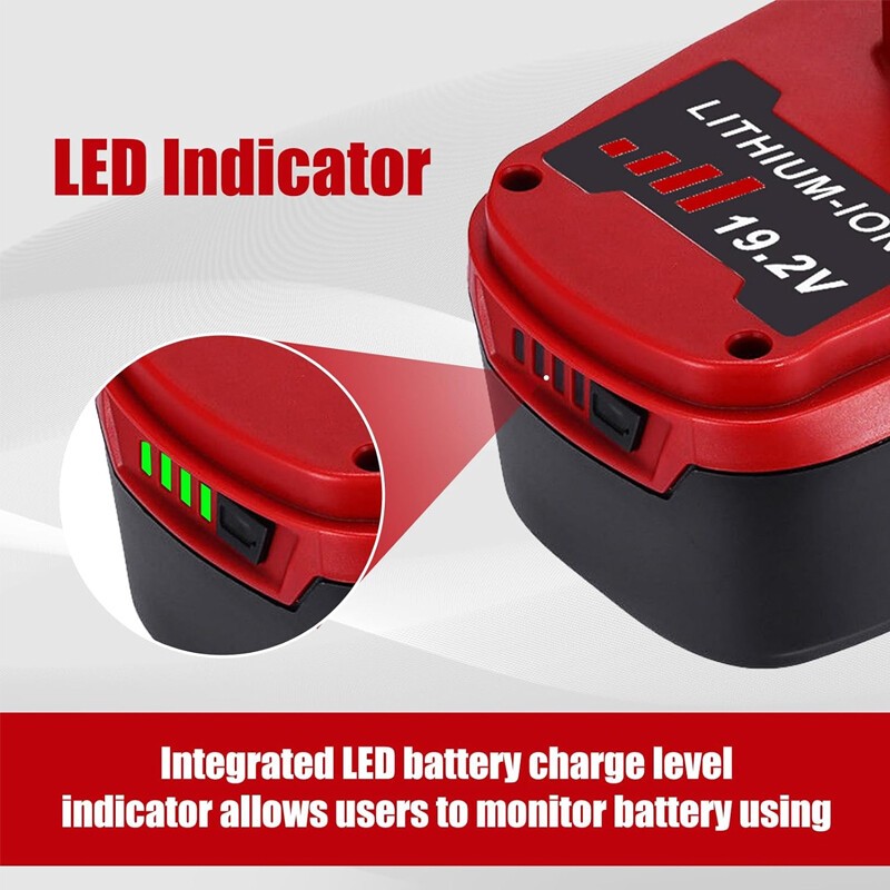 For Craftsman 2Pack for Craftsman 19.2 Volt C3 DieHard Battery