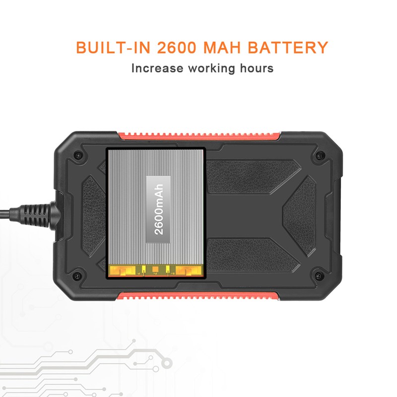 4.3in LCD 1080P Handheld Endoscope IP67 8mm Waterproof Borescope Inspection