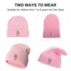 CHUANGLI Cute Embroidery Unicorn Kids Winter Beanie Hat Stretchy Knitted