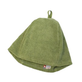 Bakumatsu Sauna Hat, Imabari Towel with Loop, Sauna Cap, Men's, Large, Women's, Sauna Hat, Sauna Goods, Made in Japan, Imabari Brand Certification (JP, Alphabet, Loop), Khaki: pile fabric, L