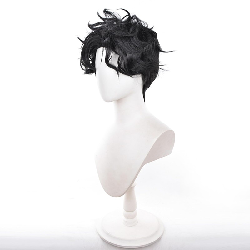 Soyusunny Short Cosplay Wig Costume Halloween Wigs for Women Men