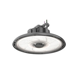 Lithonia Lighting REBL Round High Bay LED Light, 12,000/15,000/18,000 Adjustable Lumen Output, 3500K/4000K/5000K Switchable White Color Temperature, Work Light, UVOLT 120-347V, 12.2" x 7.5", Bronze