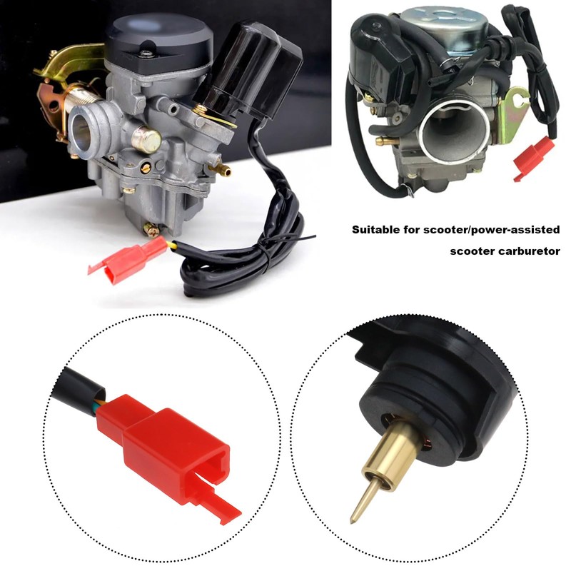 VGOL 2Pin Electric Choke Carburetor Automatic Choke ABS Copper Carburetor