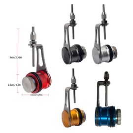 AIMALL Fishing Knot Assist Tool – Aluminium Alloy GT FG PR Knotter, Quick Lead Carbon Wire Knotting Device for Tapered PE Line, Compact & Durable