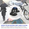 PERLETTI Shoe Covers Reusable Waterproof for Rain Snow Mud Overshoes