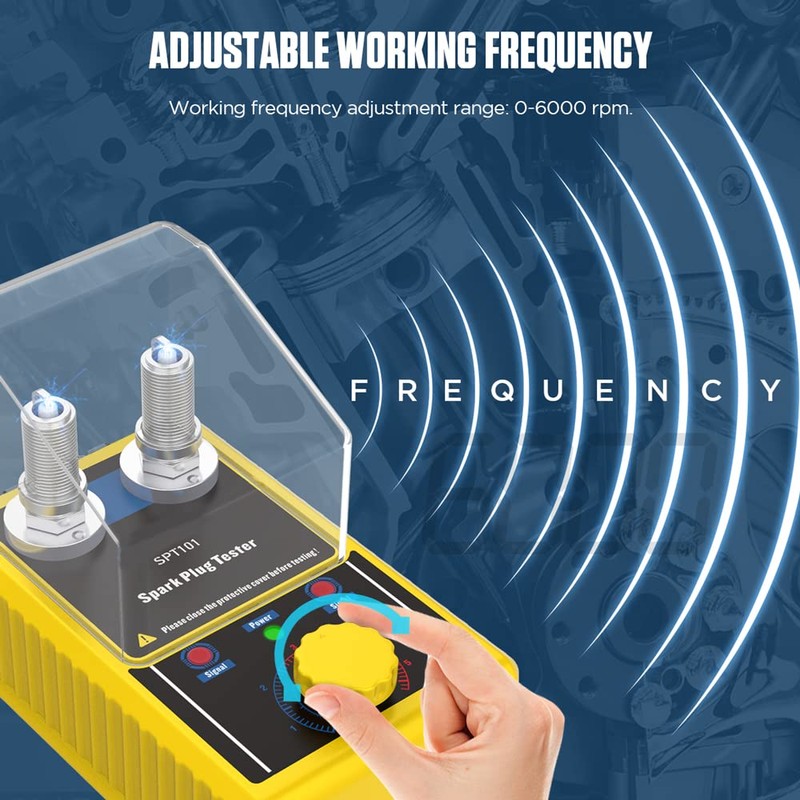 Spark Plug Tester Plug Double Hole Detector Ignition Spark Plug
