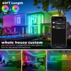 AILBTON Led Strip Lights,60ft Music Sync Color Changing, Built-in Mic,Bluetooth