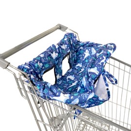 Leekalos Shopping Cart Cover for Baby Grocery Cart Cover for Baby boy and Baby Girl, High Chair Cover for Baby and Toddler