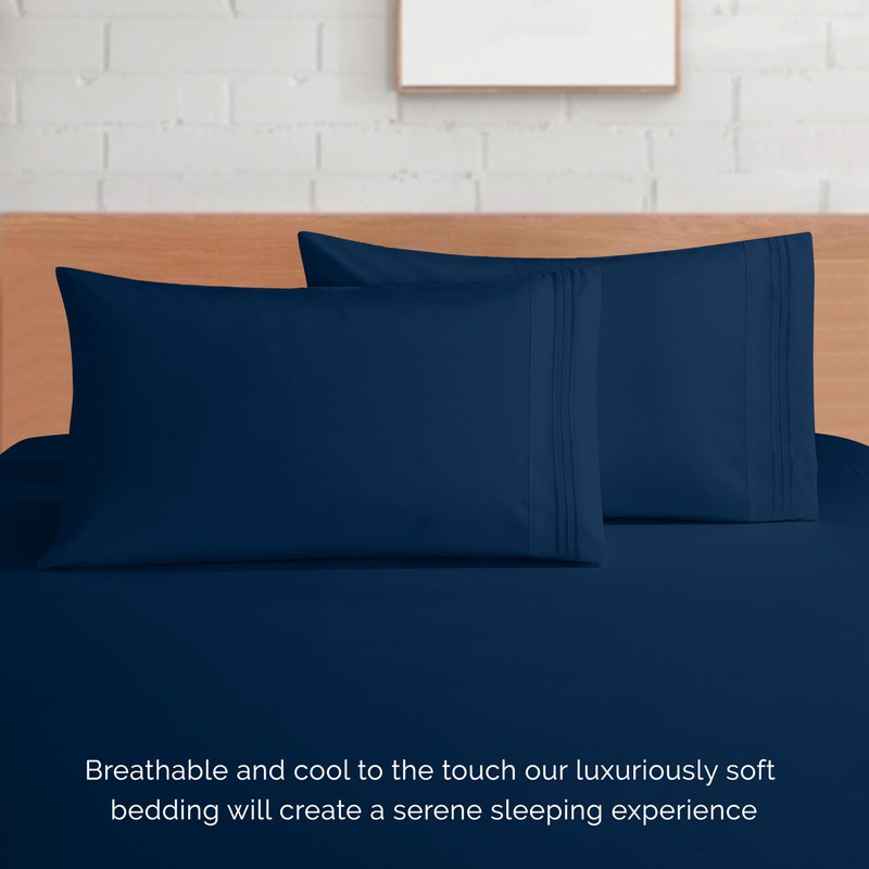 Elegant Comfort 4-Piece Bed Sheet Set - Luxury Bedding 1500