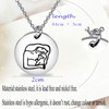 bobauna New Mother Necklace Mother Hold Child Disc Pendant Necklace