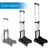 RMS Folding Luggage Cart - Lightweight Aluminum Collapsible and Portable