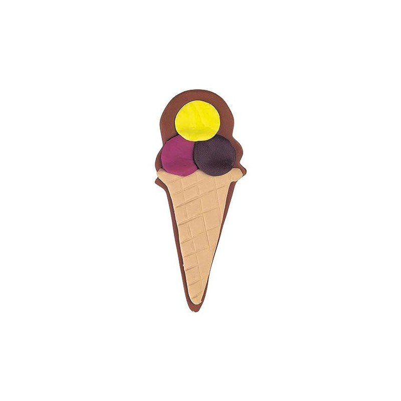 Staedter Ice Cream Cone Cookie Cutter, Silver, 6 cm