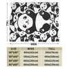 Cute Animal Panda Blanket Soft Comfy Flannel Throw Blankets Lightweight