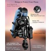 BRCOVAN Motorcycle Phone Mount with Qi Wireless & USB-C Charger
