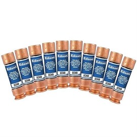 (Box of 10) ECNR25 - Edison Time Delay Fuse - 25 Amp 250V - RK5 Dual Element