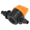 100Pcs 4/7 Barb Valve Irrigation Mini Pipe Water Valve Through