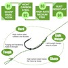Carp Fishing Hair Rigs Kit - 12pcs Braided Thread Line