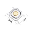 uxcell 30PCS 5x5x1.5mm Momentary PCB Surface Mounted Devices SMT Mount