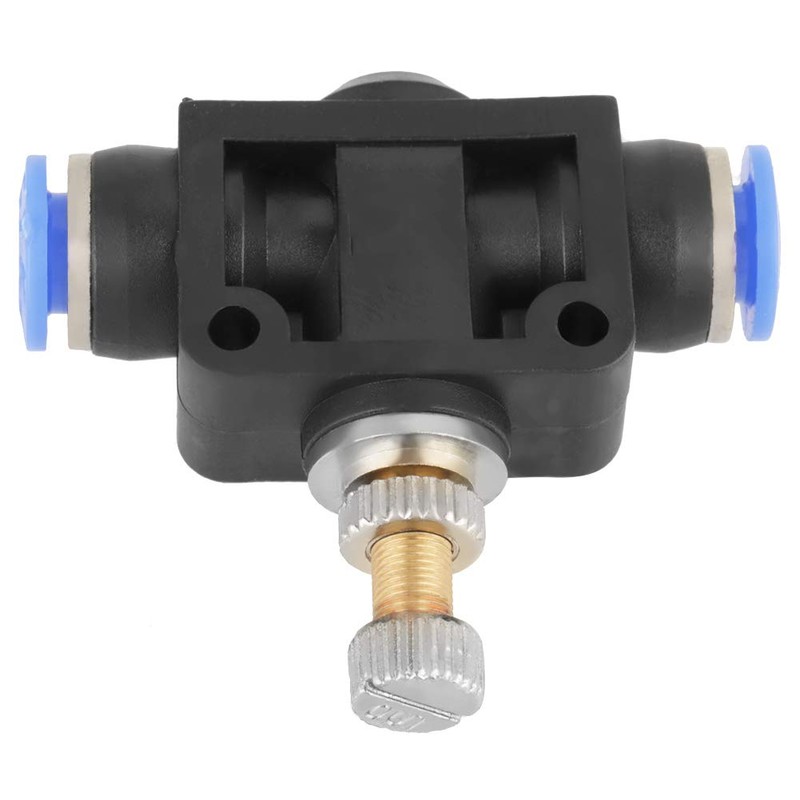 Pipe Throttle Valve Push 5pcs 6mm Air Flow Control Valve
