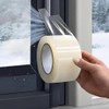Dstorelhp Transparent Window Weather Sealing Tape, 2Inch x 262FT Clear