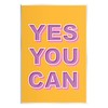 Stupell Industries Yes You Can Purple & Yellow Wall Plaque