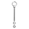 QWORK Stainless Steel Machinery Eye Bolt with Shoulder, 5 Pack