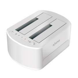 AISENS - ASDS-D02W - Asds-D02W SATA 2.5/3.5A USB 3.0/3.1 Gen1 Docking Station Clones White