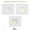 Royal Designs, Inc. Shallow Drum Bell Bouillotte Lamp Shade, BSO-711-17EG,