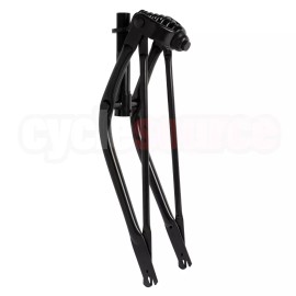 Lowrider Classic LOW RIDER CLASSIC 20" STEEL STRAIGHT SPRING FORK 1" INCH ALL BLACK