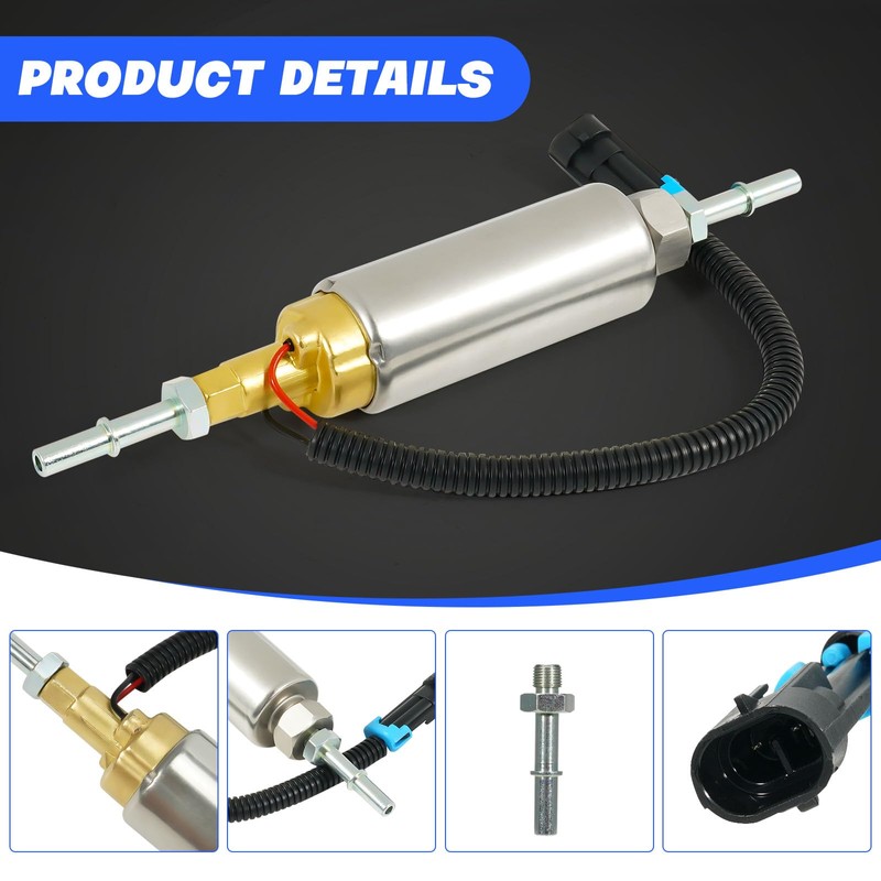 loosoo 01492657 12V EFI Fuel Pump Compatible with Cummins Onan