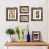 IKEREE 8x10 Rustic Wood Picture Frame with Real Bark，Solid Wood