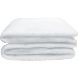 Adiornchse Christmas Fake Snow Blanket, 15.7 x 59 inch Artificial Snow Blanket for Christmas Village, Fluffy Fiber Cotton Artificial Snow Blanket Cover for Xmas Winter Holiday Party Table Decoration