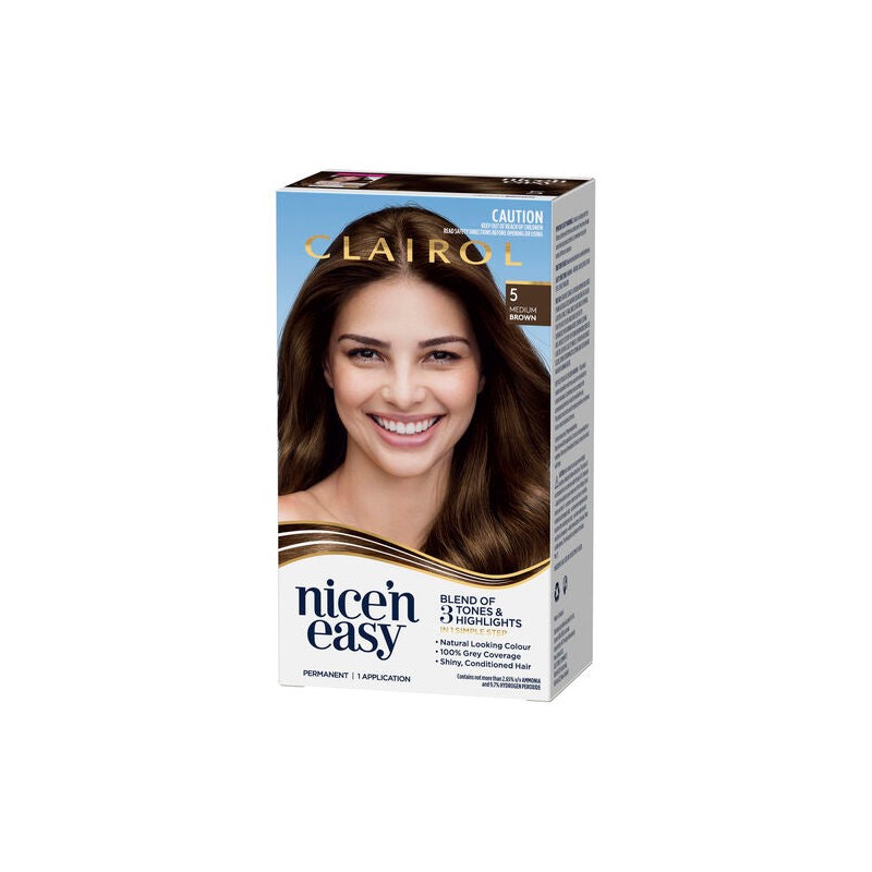 Clairol Nice 'N Easy 5 Natural Medium Brown