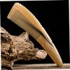 WOONEKY Horn Comb Cattle Horn Massage Comb for Men with