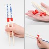 Pocoxll 5 Pairs Chopsticks Set for Beginners,Reusable Chopstick Helpers ,Training