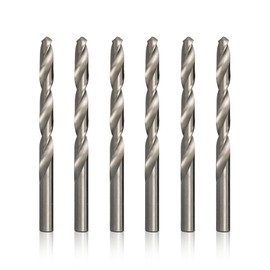 Drill America 21/64" High Speed Steel Polished Drill Bit (Pack of 6), D/AP Series