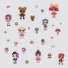 L.O.L. Surprise! RoomMates RMK3888SCS Peel and Stick Wall Decals