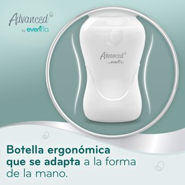 Advanced by Evenflo, Biberón Anticólicos Cuello Ancho, Transparente, Flujo Lento, 5oz/150ml, 1 pieza, MEX.