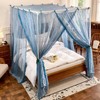 AIKASY Bed Canopy Mosquito Net for 4 Corner Post Beds,