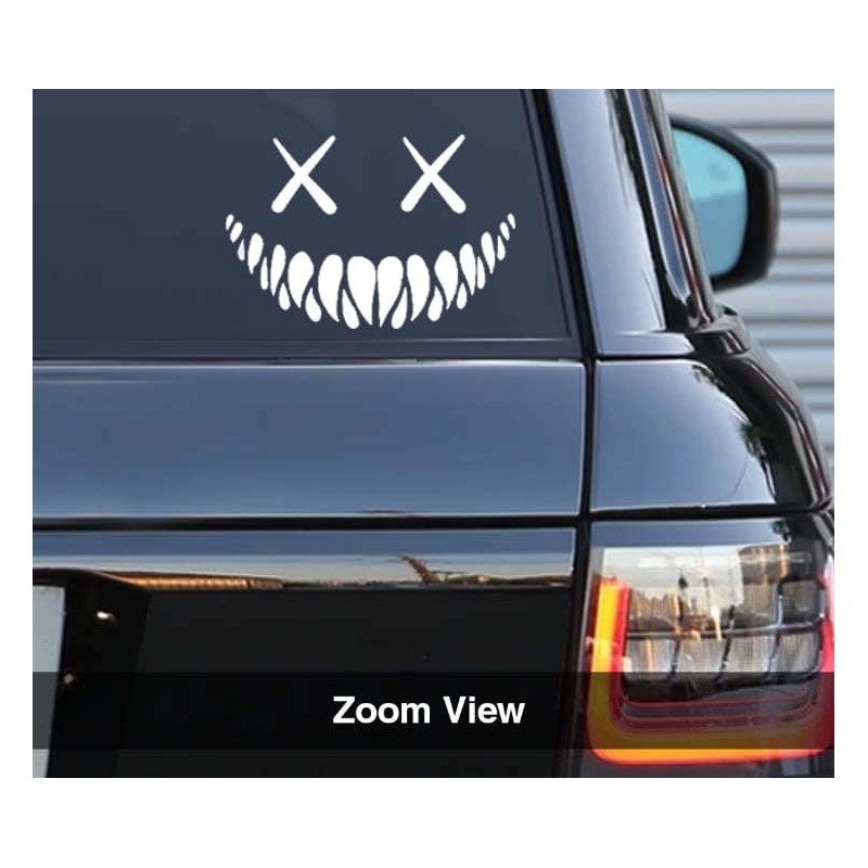 Printbeat Demon Smile Vinyl Decals Stickers for Cars, Vans, Trucks,
