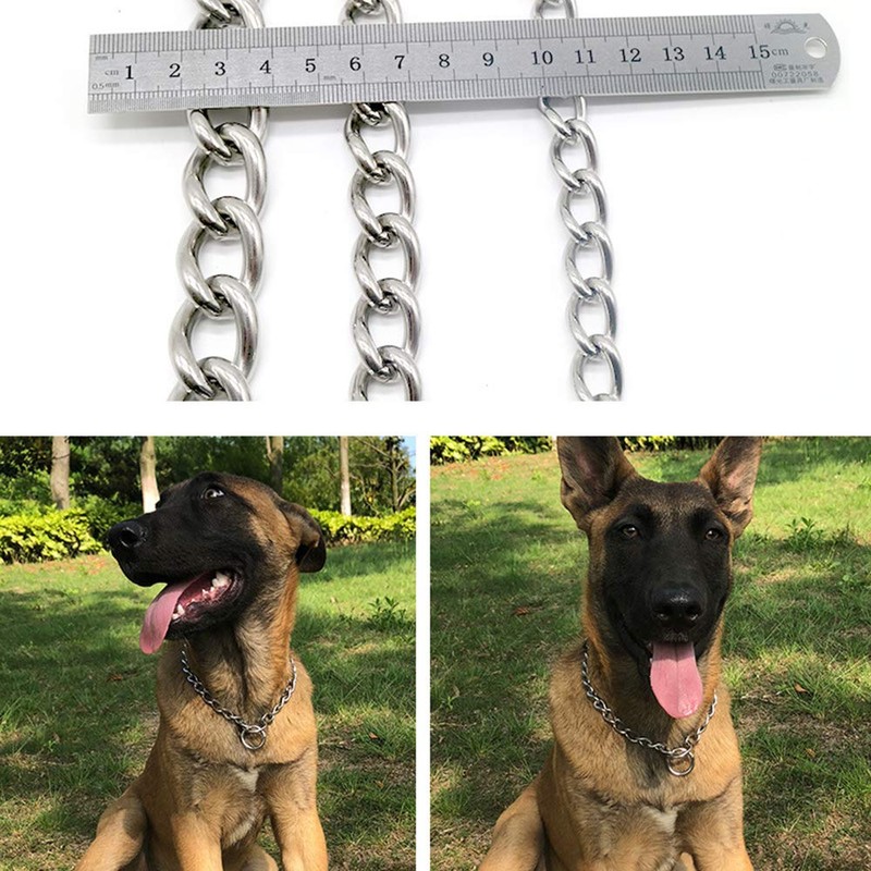Yorakudo Dog Collar, Chain Collar, Training, For Medium and Large