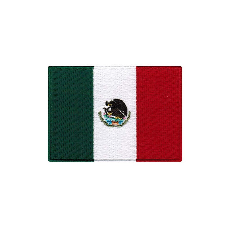 Cypress Collectibles - Mexico Flag Patch - Premium Embroidered Appliqué