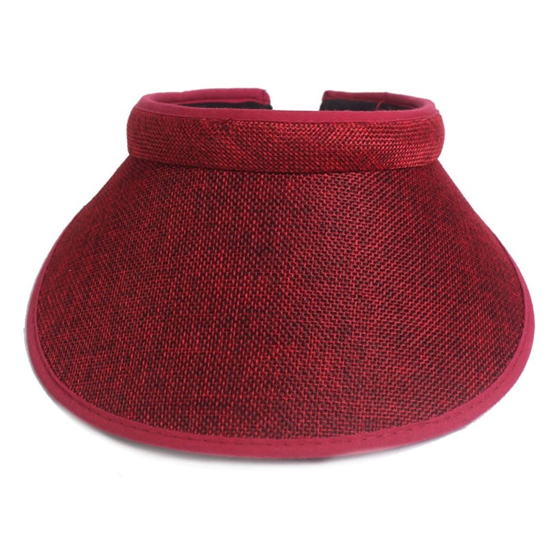 CHROME CRANE CB100 Women's Plain Visor Cap Long Brim Wide
