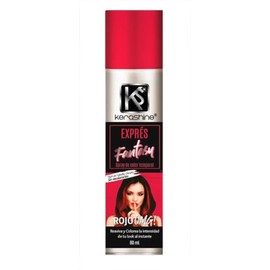 Kerashine Tinte Temporal para Cabello Fantasy Rojo 80 ml